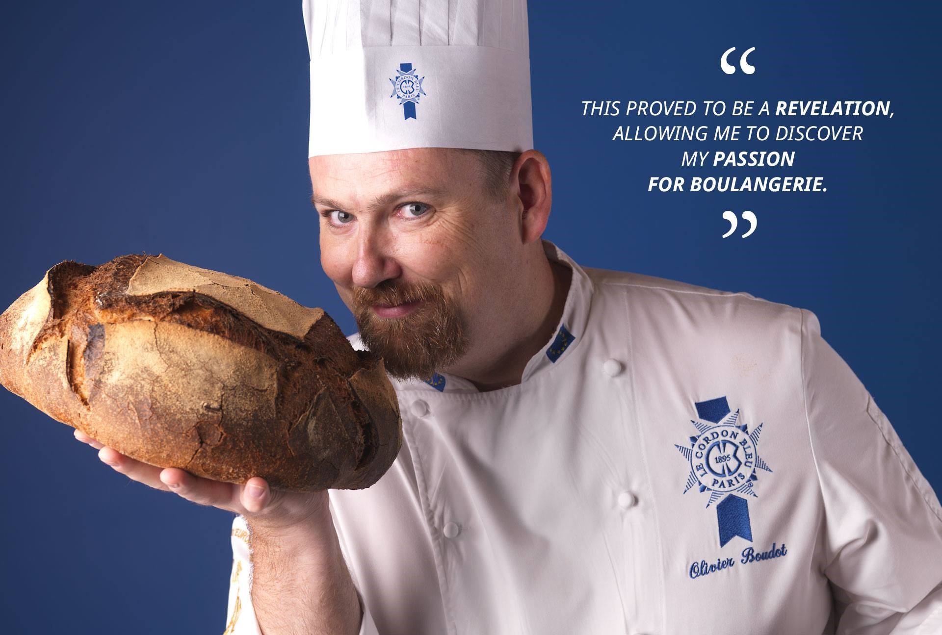 Đầu bếp Olivier Boudot – Người sẽ trực tiếp dẫn dắt chương trình Cao đẳng Làm bánh mì